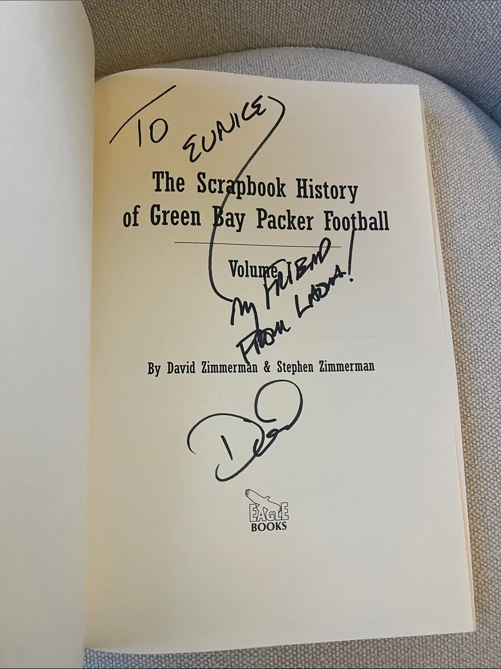 Autographed The Scrapbook History of Green Bay Packer Football Paperback Book